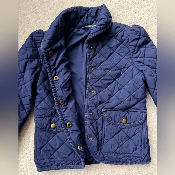 Polo by Ralph Lauren Kids Blue Quilted Jacket - Picture 7 of 14